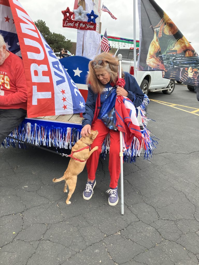 9 Before Parade-Lorrie 2 and dog